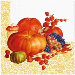 Ubrousky PAW L 33x33cm Pumpkin Frame