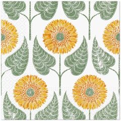 Ubrousky PAW L 33x33cm Sunflowers Pattern