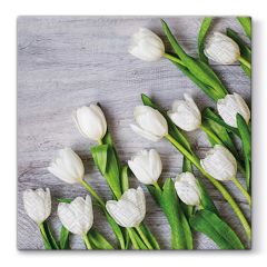 Paw  Ubrousky PAW L 33X33cm White Tulips