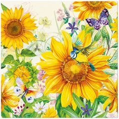 Ubrousky PAW L 33x33cm Wild Sunflowers