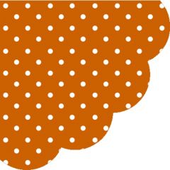 Ubrousky PAW R 32 cm Dots Terracotta