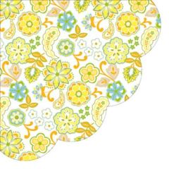 Paw  Ubrousky PAW R 32 cm Floral Pattern Orange