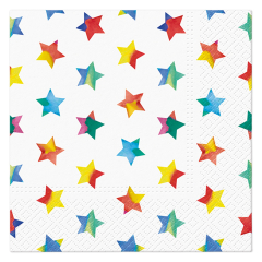 Ubrousky TaT 33x33 cm Rainbow Stars