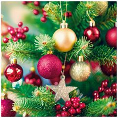 Ubrousky TaT 33x33cm Decore Christmas Tree