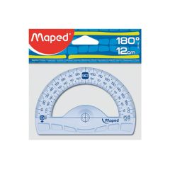 Uhloměr MAPED GRAPHIC180°, plastový, 12 cm