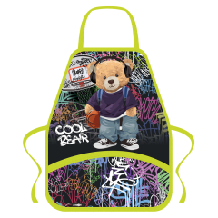 Umělecká zástěra JUNIOR S8 - Cool Bear