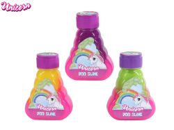 Unicorn lejno jednorožce 10,5cm s duhovým slizem 140g 3barvy 12ks v DBX