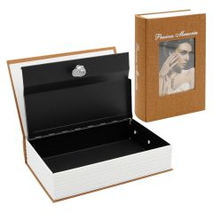 Kovový úložný box kniha