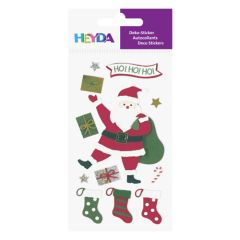 Vánoční etikety Mix - Santa Claus