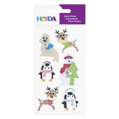 HEIDA  Vánoční etikety Mix - Vánoční zvířátka