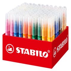 Stabilo  Vláknový fix STABILO power max 140 ks box - 18 různých barev