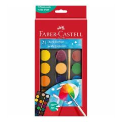 Faber Castell  Vodové farby Faber-Castell 21 farebné