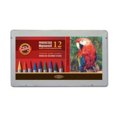 Voskovky aquarell progresso,12 ks