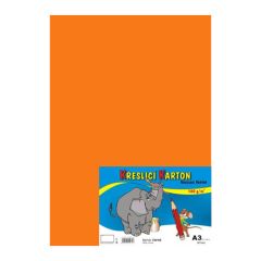 CARTA  Karton kreslící A3 180g / 50 listů oranžový
