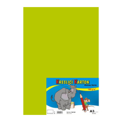 CARTA  Karton kreslící A3 180g / 50 listů zelený