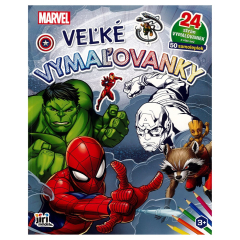 JIRI MODELS SLOVAKIA,s.r.o.  Vymalovanka velká Marvel se samolepkami