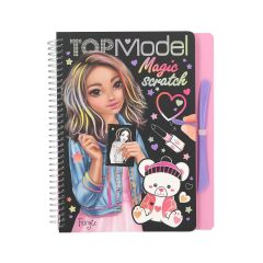 Vyškrabovací sešit Top Model - Fergie, blok se škrabátkem