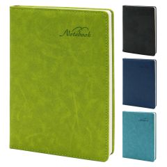 Zápisník / diář A5 s měkkými PU deskami, 120 listů (mix barev)