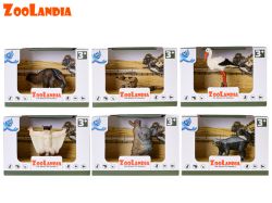 Zoolandia zvířátko safari 6druhů v krabičce