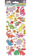 DO samolepky CPT 805309 Dinosaur Love