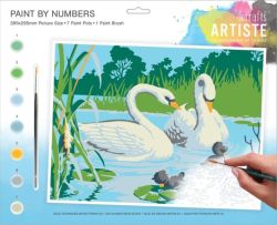 malování podle čísel DOA 550705 - Serene Swans