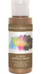 Docrafts  DO barva akryl. DOA 763102 59ml Metallic Titanium Gold