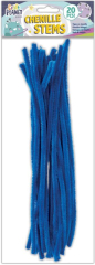 drát plyšový CPT 660002 300mm 20ks modrý