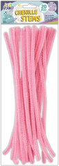 drát plyšový CPT 660007 300mm 20ks růžový