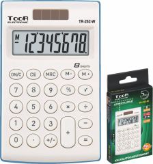 kalkulačka KW TR-252-W 8 míst bílá 120-1418