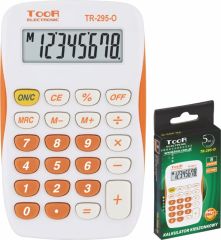 kalkulačka KW TR-295-O 8 míst oranžová 120-1419