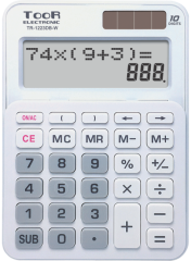 kalkulačka KW TR-1223DB-W dvouřádková bílá 120-1900