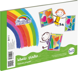 fiorello  barevné papíry hedvábné Fiorello 5 ks x 12 bar. 170-2346