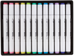 Colorino  popisovače Colorino Artist oboustranné 12ks pastel