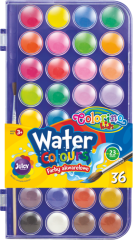 barvy vodové Colorino 22mm 36ks