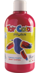 Toy color  barva temperová Toy color 0.5 l  červená 10 tmavá