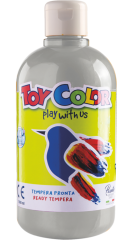 Toy color  barva temperová Toy color 0.5 l metal stříbrná 25