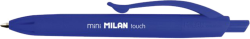 kuličkové pero Milan P1 touch   mini modré