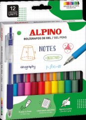 kul.pero gel Alpino multicolor 0,7mm 12barev 000500