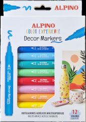 popisovače Alpino decor pen 12ks 020250