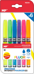 zvýrazňovač MP 6ks PE519