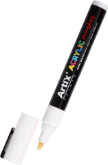 MP  značkovač akrylový bílý MP kul.hrot PP922-26