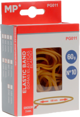 gumičky MP 100mm přírodní 60g PG011