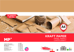 papír A4 kraftový 20l 300gr PN308