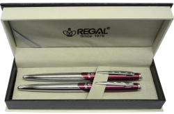 Regal  kuličkové pero + roller Themis - červená