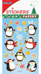 samol. GG vánoční SP 145542 Christmas Penguins