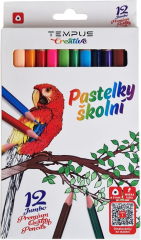 pastelky  Tempus 1312 trojhranné jumbo 12