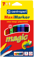 popisovač Centropen 8649/8 7+1 maxi magic