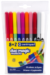 centropen  popisovač 2599/10 duo magic v etui