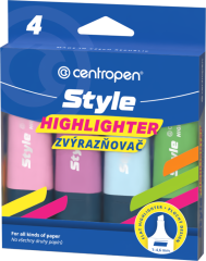 zvýrazňovač 6252 soft 4ks