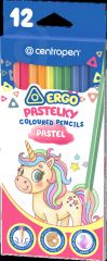 pastelky Centropen 9524/12 pastelové